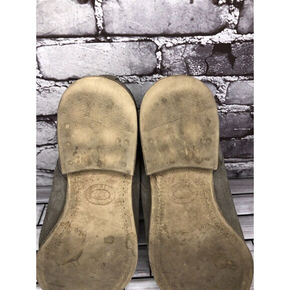 Anthropologie Howsty Gray Suede Western Heel Ankle Boots Women’s Sz 39EU/8.5M US - Picture 15 of 16